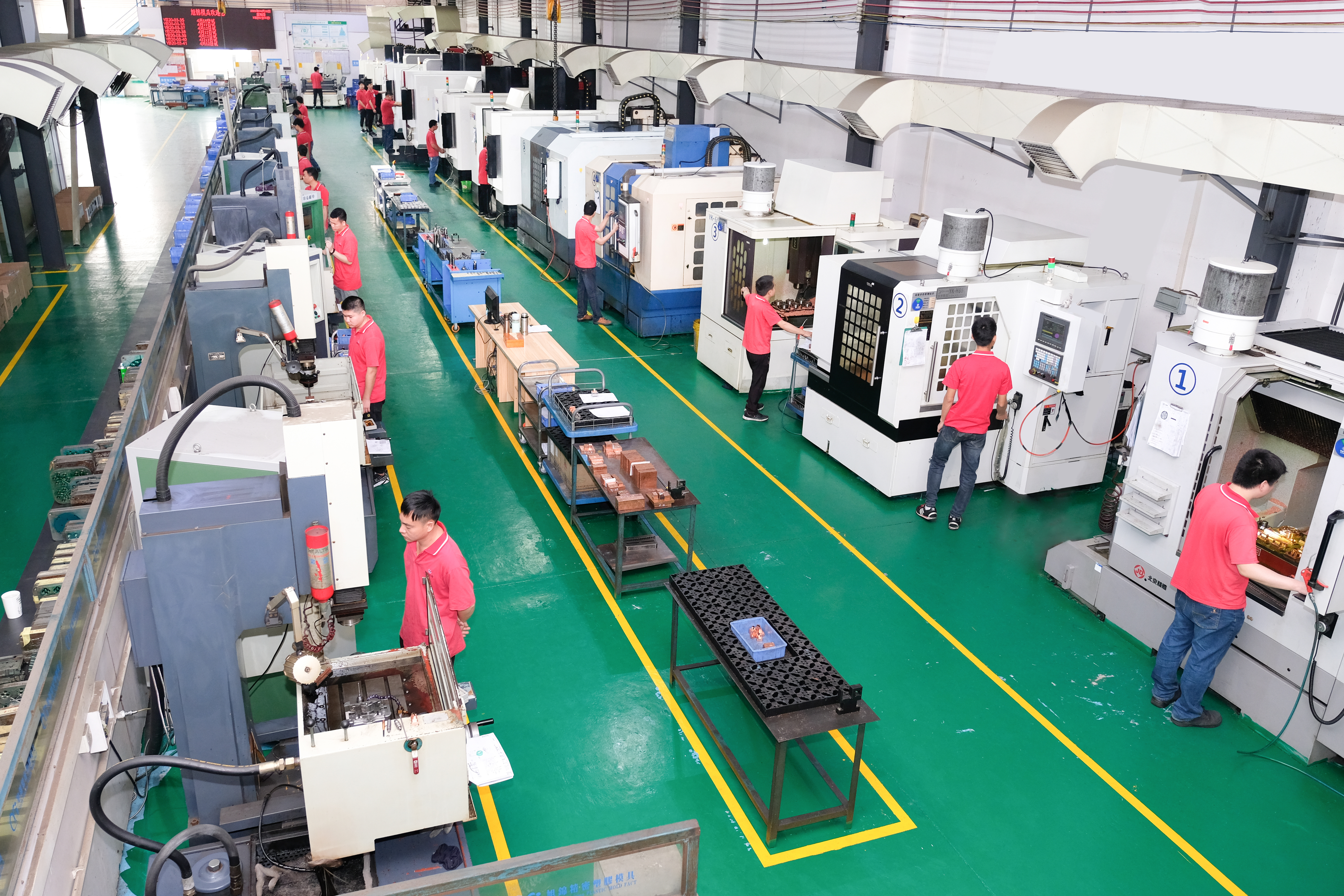 易游(中国)注塑模具模房展示